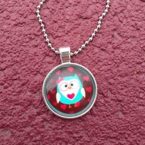 (E1) Owl Necklace